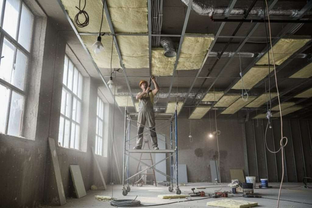 Plafond van aménagé : matériaux, isolation et pose
