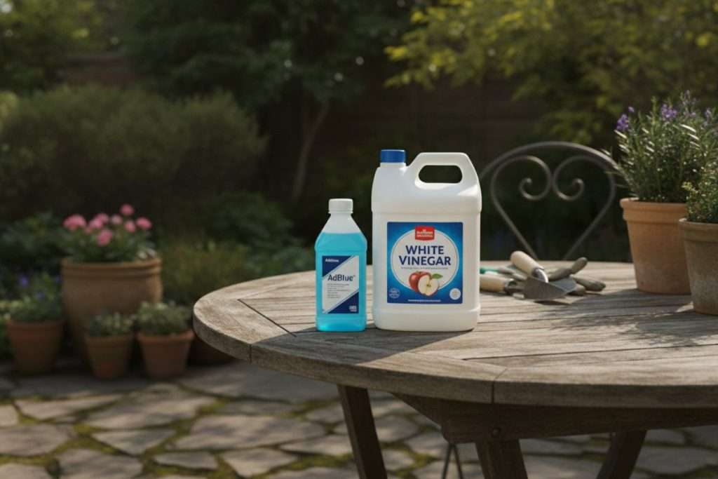 AdBlue et vinaigre blanc : risques pour votre jardin