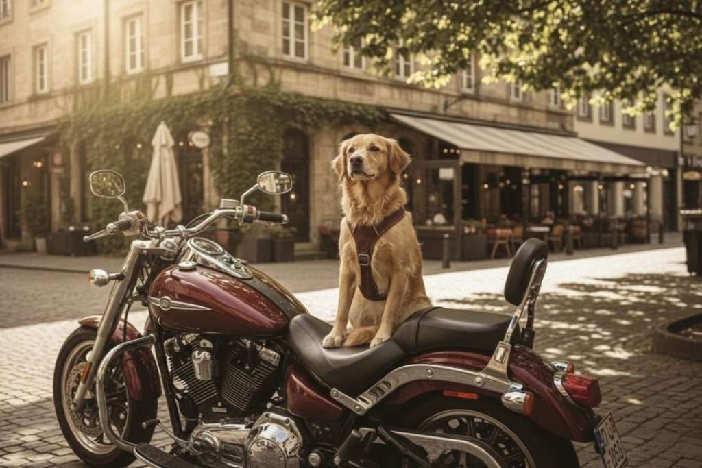 Transporter son chien à moto : législation et équipement