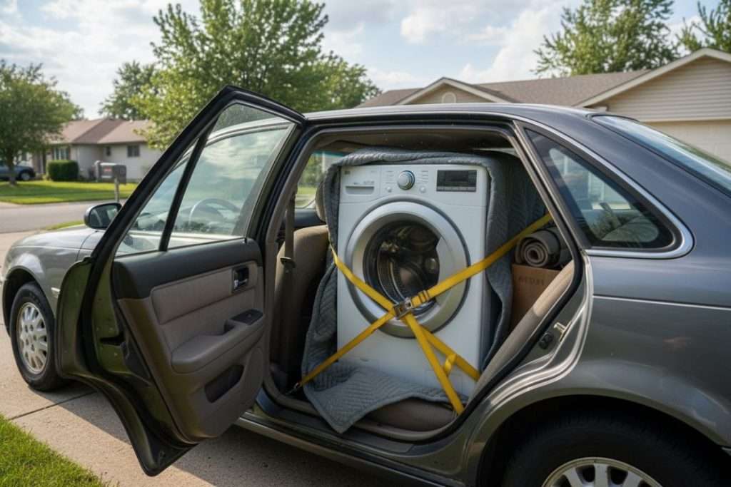 Transporter une machine à laver dans une voiture : le guide